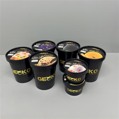 আইসক্রিম চেইন স্টোরের জন্য 16oz পেপার আইসক্রিম কাপ